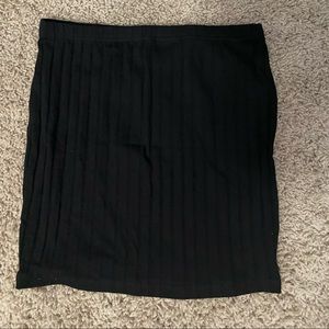 Black pencil skirt